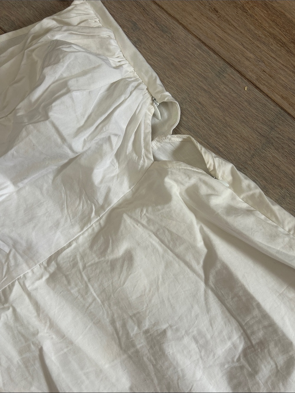 Anthropologie Guapa Women’s White One-Shoulder Midi Dress size 6 - Picture 9 of 14